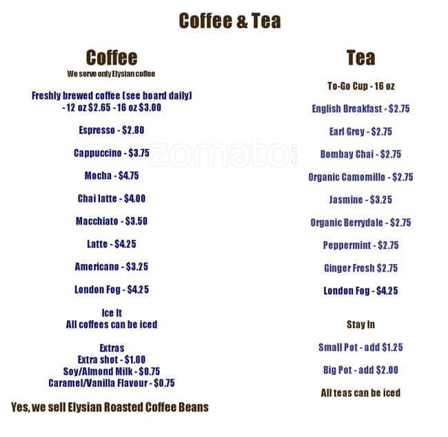 Menu of The Nosherie photo5