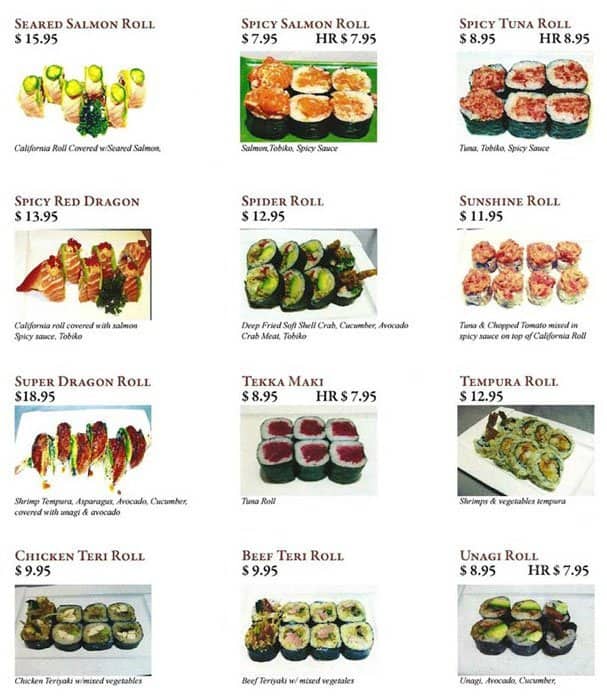 Menu of Hinote Sushi photo12