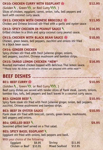 Menu of Funky Thai 2 Go photo11