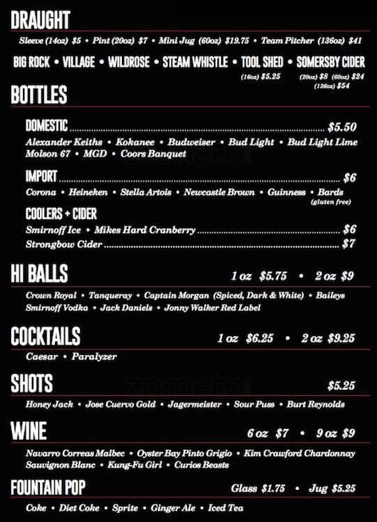 Menu of Red Card Lounge photo4