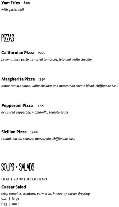 Menu of Earls photo4