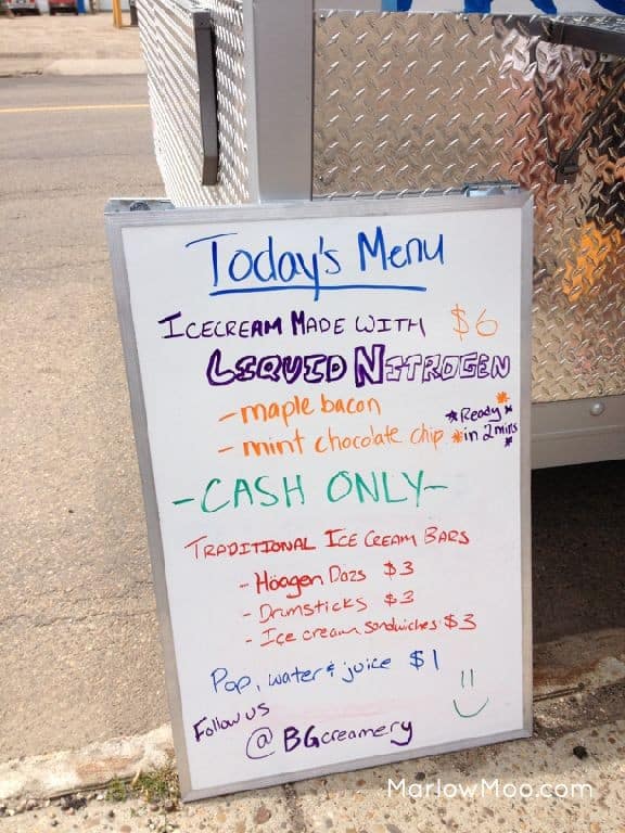 Menu of Blue Giraffe Creamery photo2