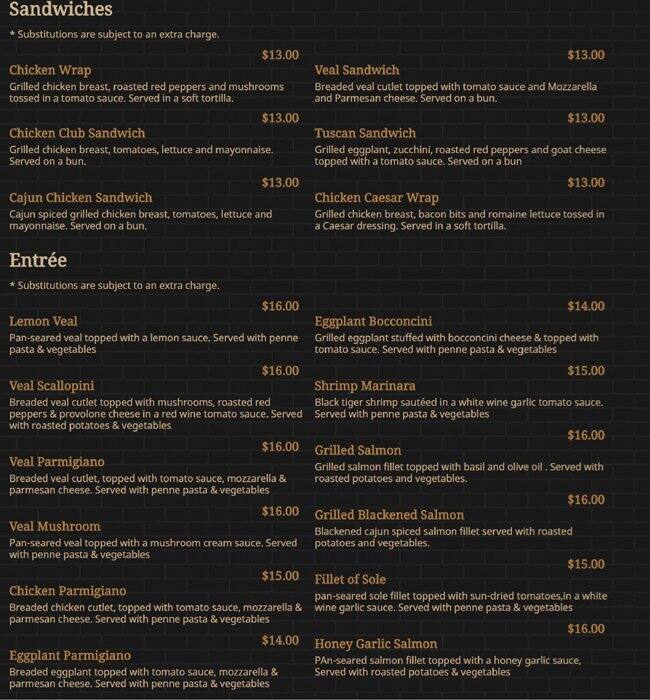 Menu of Cucina di Paisano photo3