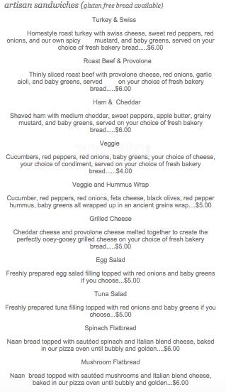 Menu of Sweetandsassyco. photo2