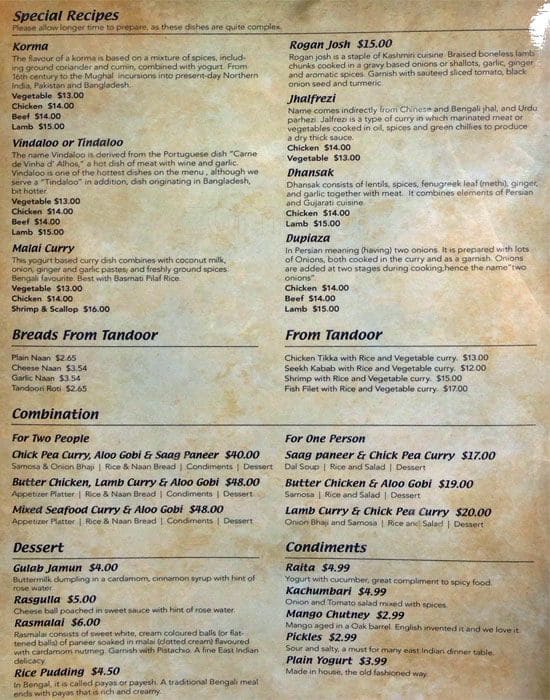 Menu of Shafali Restaurant photo3
