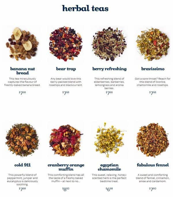 Menu of David’s Tea photo37