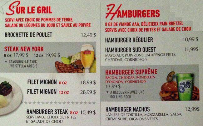 Menu of La Drave photo5