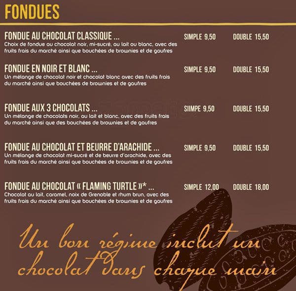 Menu of Cacao 70 photo17