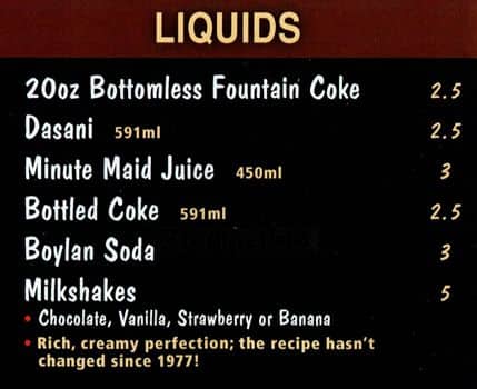 Menu of Vera’s Burger Shack photo4