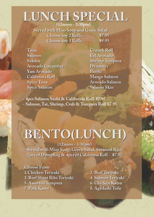 Menu of 8 Sushi photo9