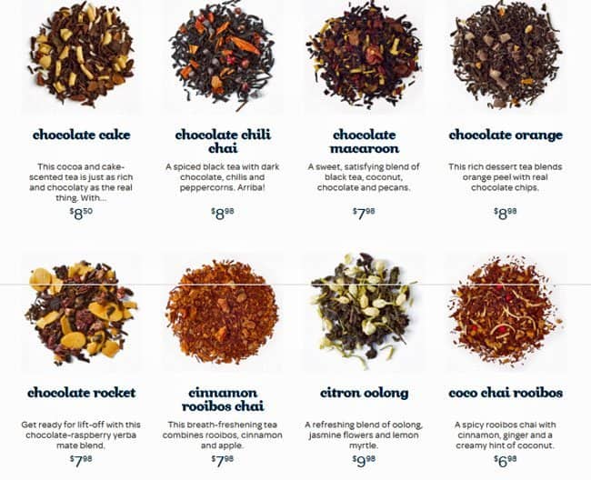 Menu of David’s Tea photo4