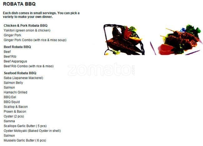 Menu of Osaka Island photo27