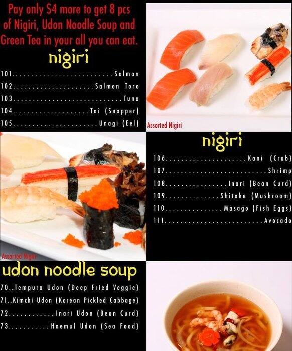 Menu of Magic Sushi 2 photo3