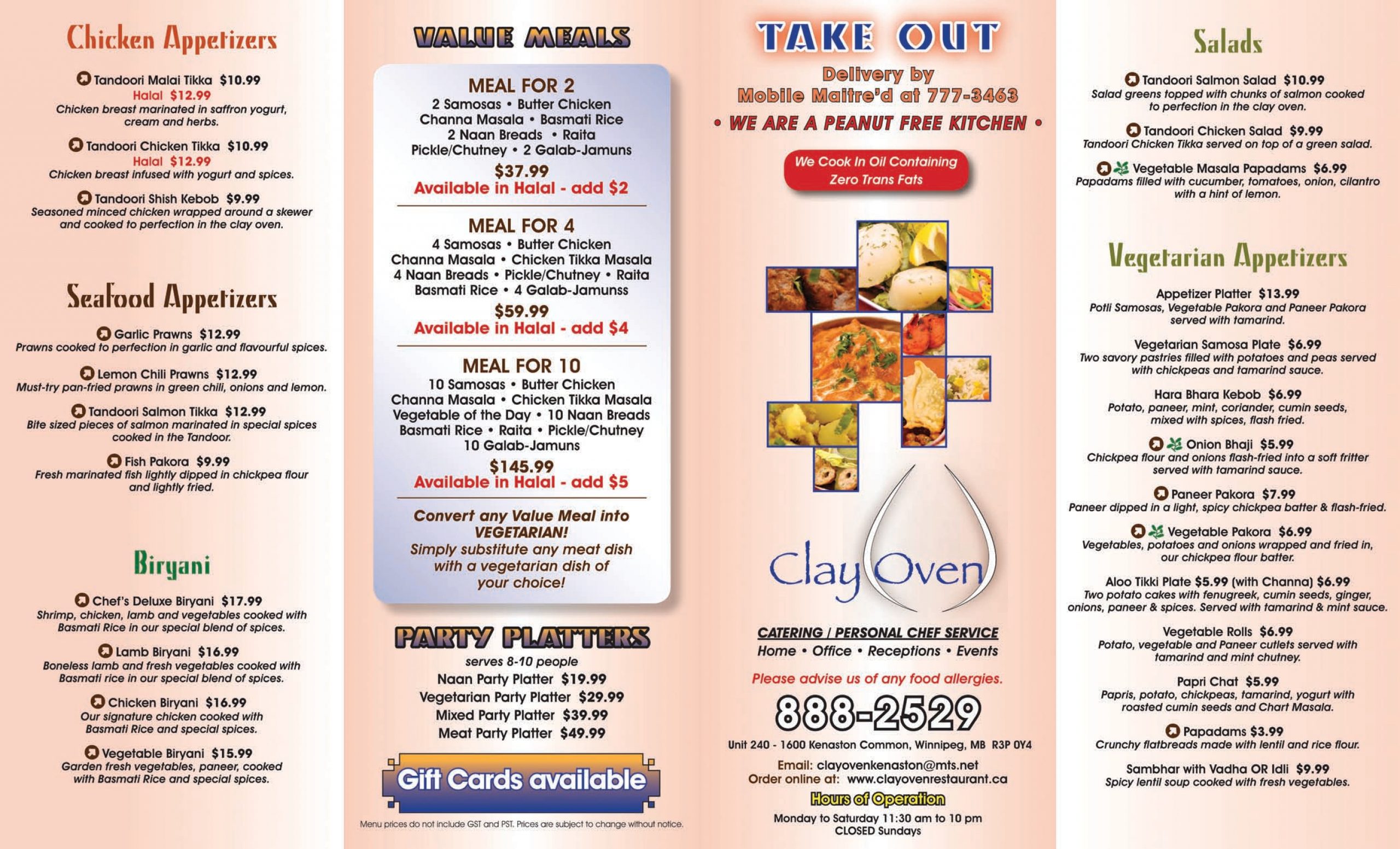 Menu of Clay Oven photo4