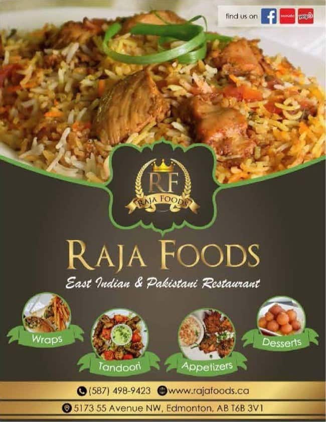 Menu of Raja Foods East Indian & Pakistani Restaurant photo7