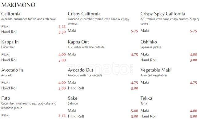 Menu of Prince Sushi photo10