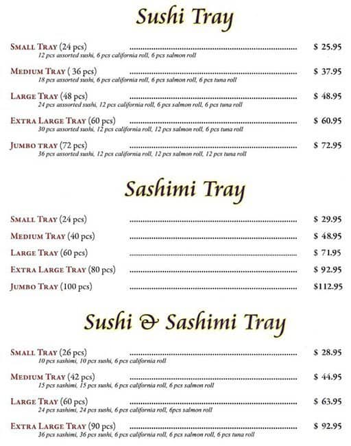 Menu of Hinote Sushi photo8