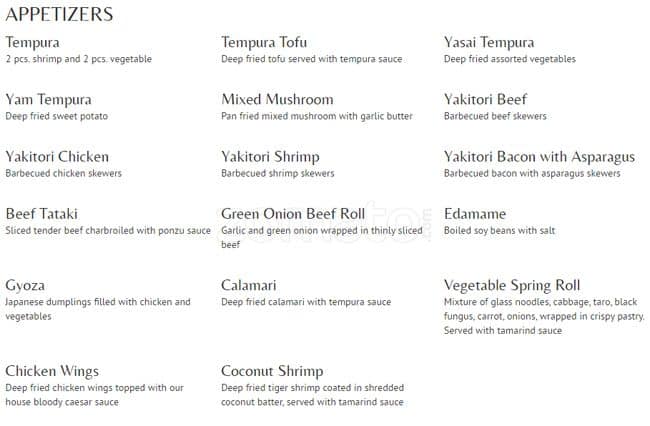 Menu of Prince Sushi photo3