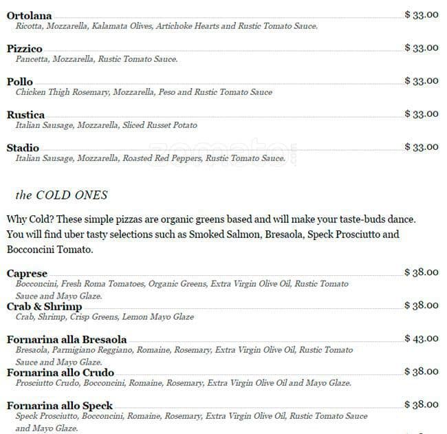 Menu of Sciue photo11