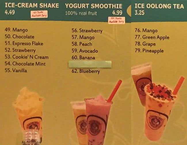 Menu of Fair Bee Coffee & Tea photo3