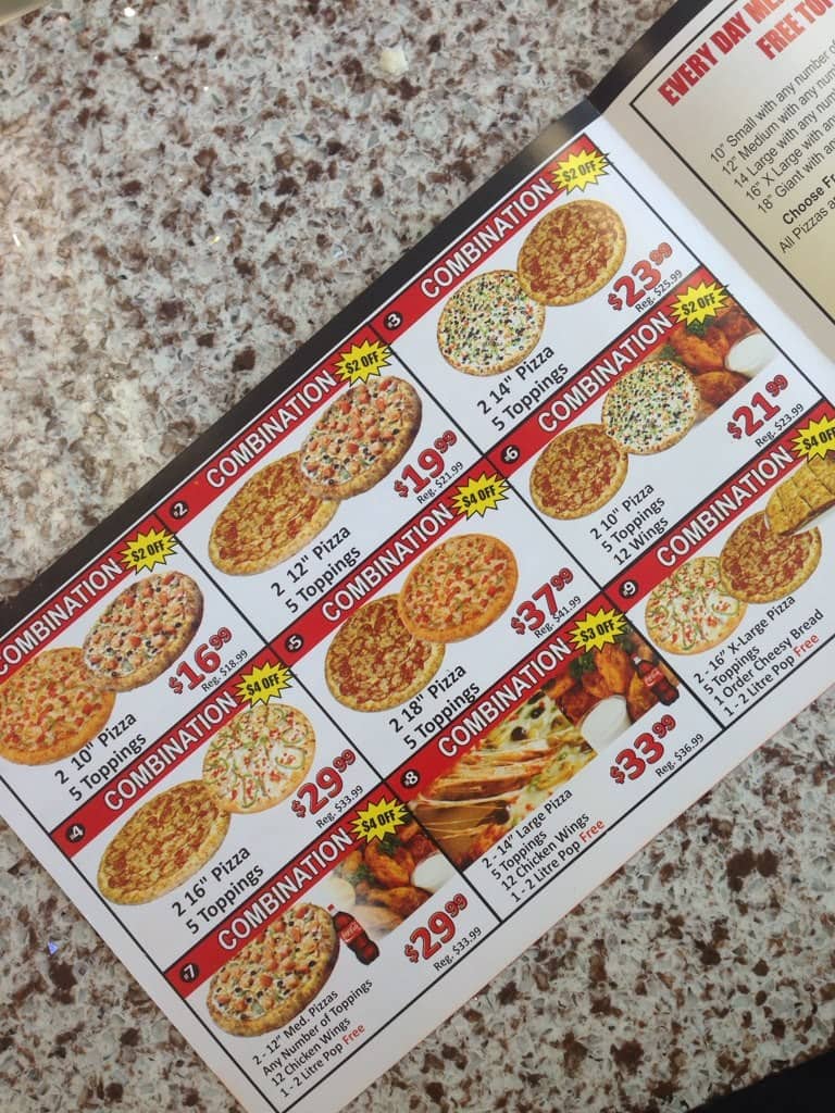 Menu of Great Canadian Pizza & Fried Chicken photo3