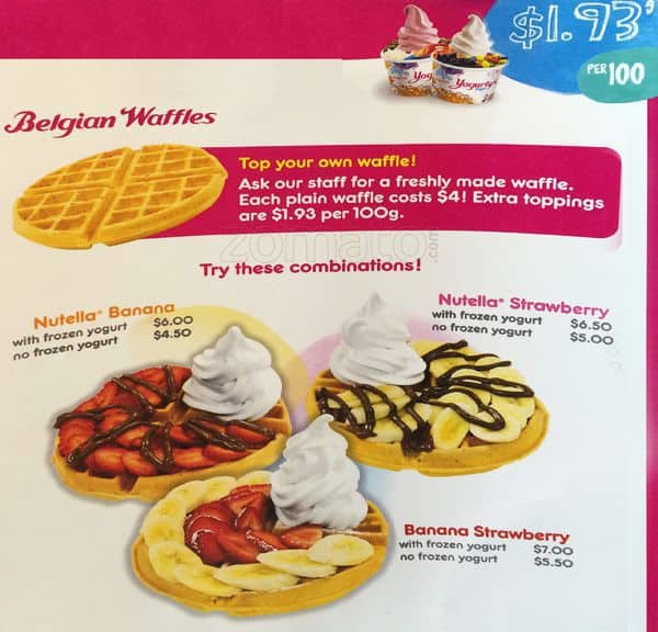 Menu of Yogurty’s photo8