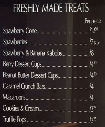 Menu of Godiva Chocolatier photo2