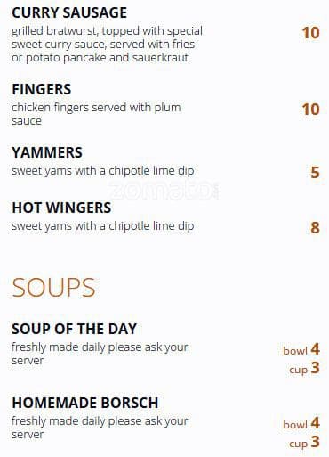 Menu of Izba Bistro photo14