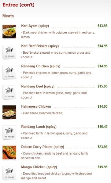 Menu of Ipoh Malay Cuisine photo6