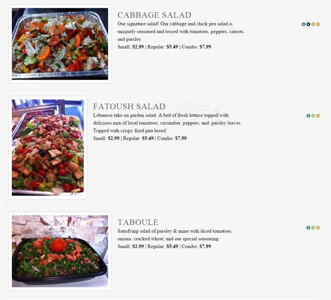 Menu of Ghazale photo3