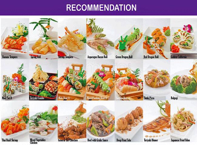 Menu of 168 Sushi Asian Buffet. Bar photo7