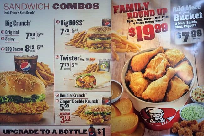 Menu of KFC photo7