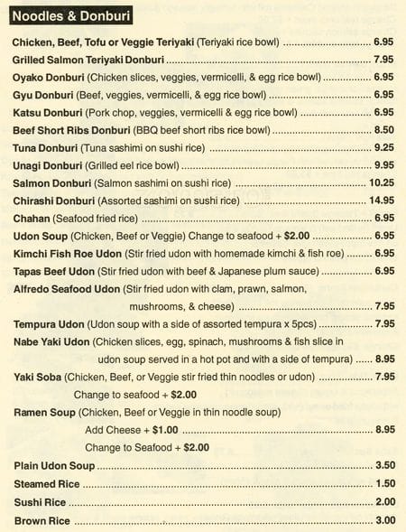 Menu of I Sushi photo12