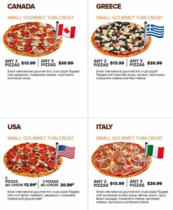 Menu of Pizza Pizza photo11