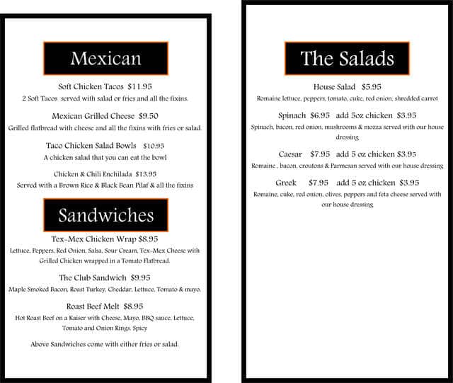 Menu of Cheachie’s Mexican Grill & Tequila Bar photo7