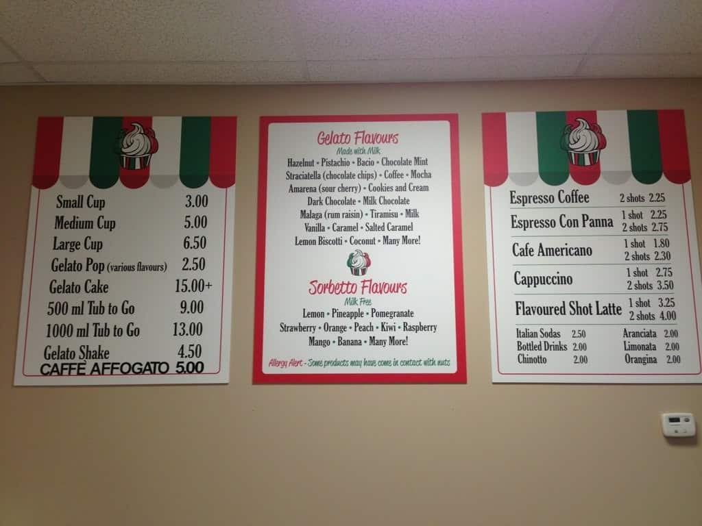 Menu of Enzo’s Gelati photo2