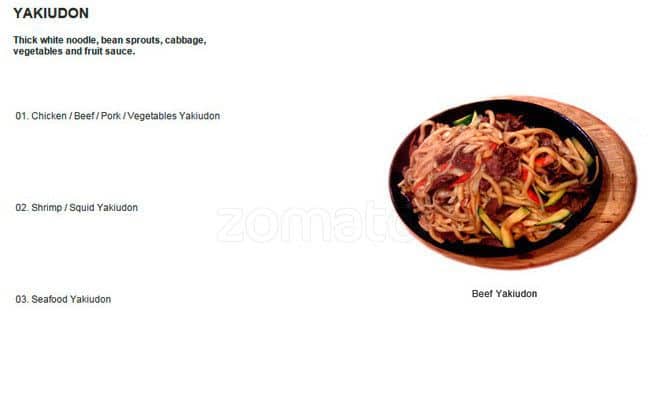 Menu of Osaka Island photo22