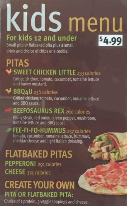 Menu of Extreme Pita photo6