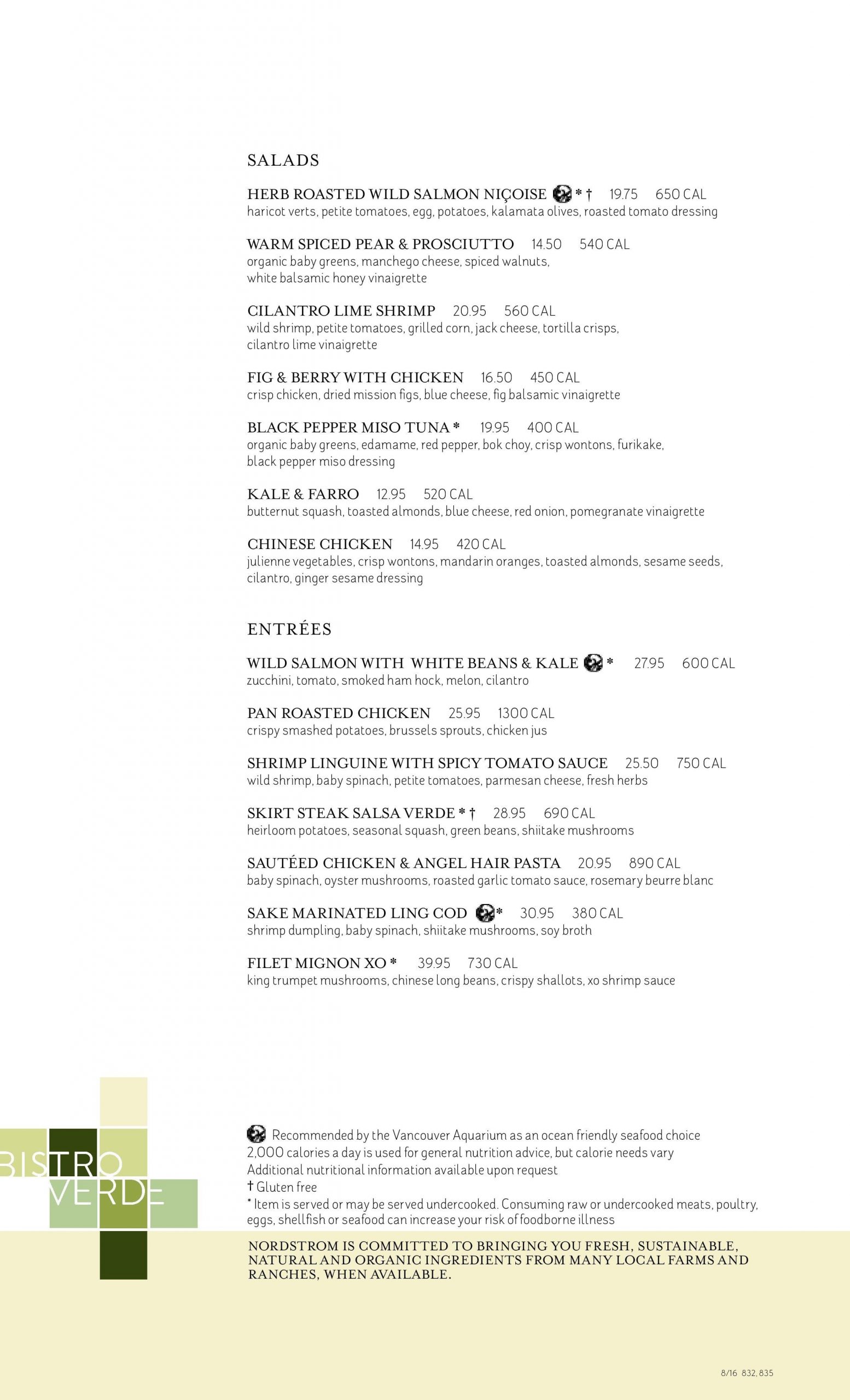 Menu of Bistro Verde photo3