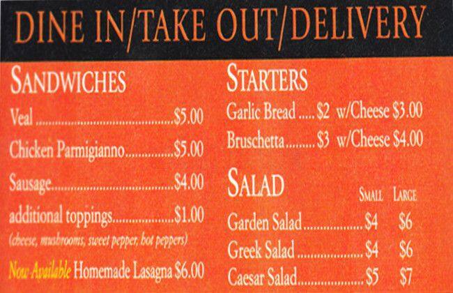 Menu of Il Fornaio Bakery photo6