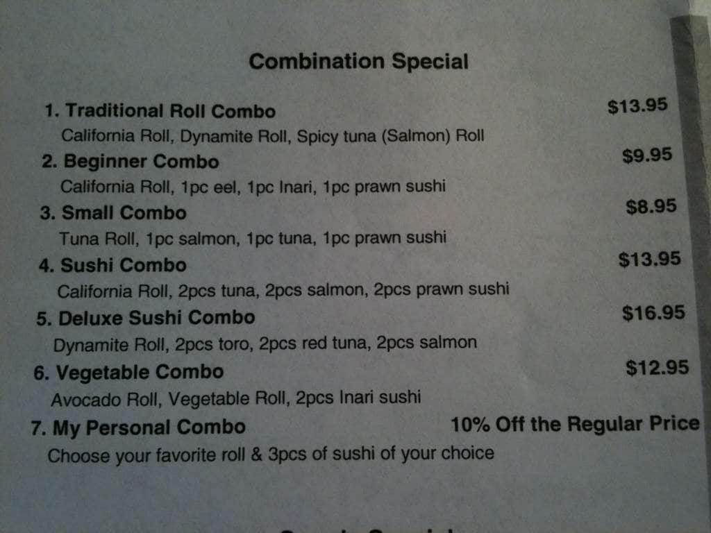 Menu of Sushi & Co. photo9