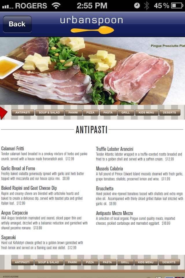 Menu of Bravo Pizzeria and Grill photo2