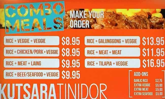 Menu of Kutsara at Tinador photo3