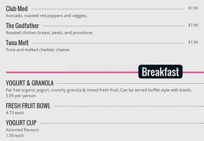 Menu of Kiva’s Restaurant & Bakery photo6