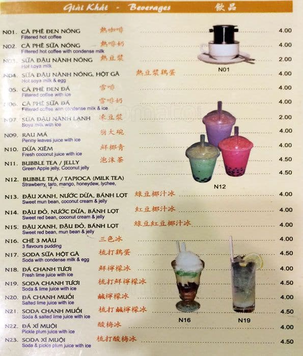 Menu of Pho Mi Asia photo14