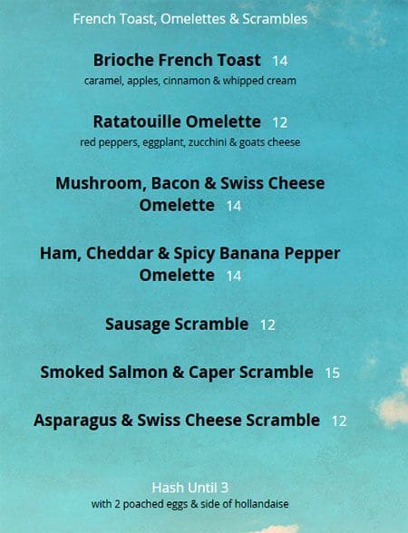 Menu of Gramercy Grill photo11