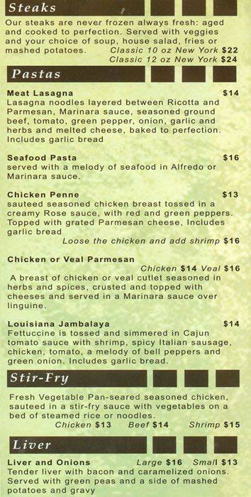 Menu of West Shore Bar & Grill photo3