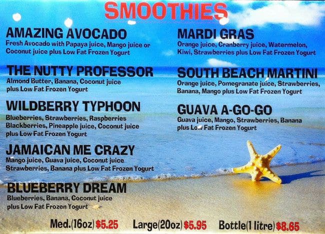 Menu of Papaya Island photo2