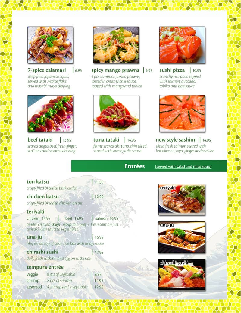 Menu of Ta’ke Sushi Restaurant photo2