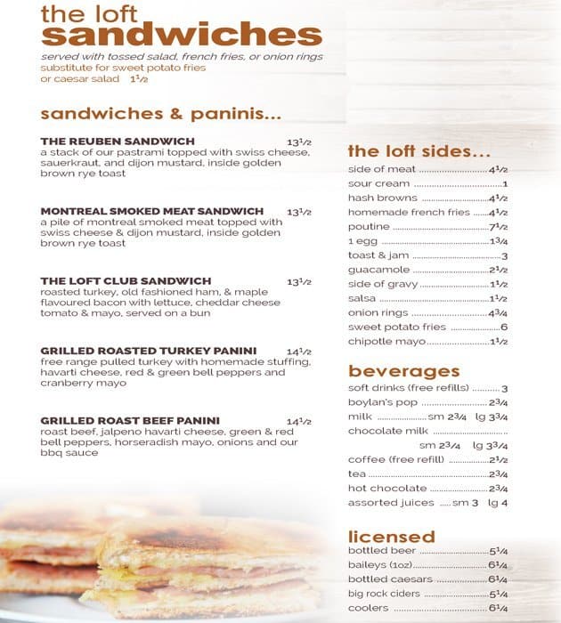 Menu of The Loft at Sandyview Farms photo7